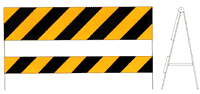 施工路栏标志